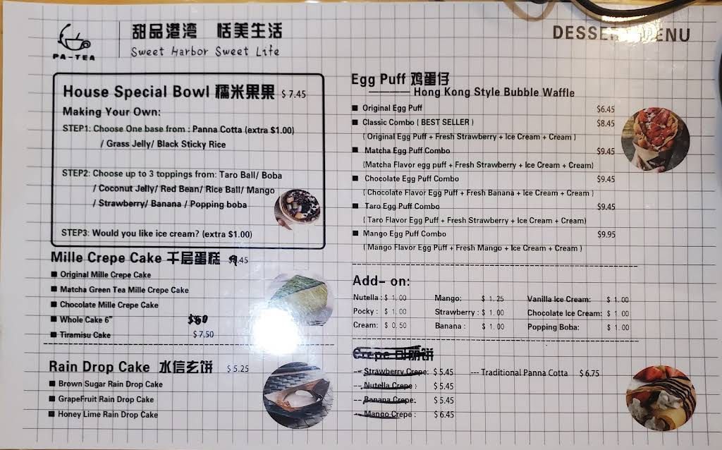 Nomico Healthy Dessert Menu 3